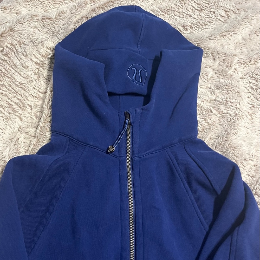 Lululemon Royal Blue Discontinued Scuba Hoodie